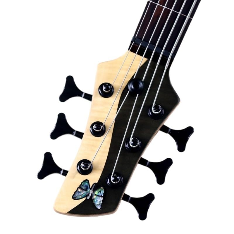 Amazon | フレットレス 6弦 アクティブ エレキベースギター 43インチ